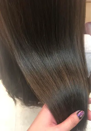 セミロング カラー シールエクステ/ 髪質改善💐yuuのヘアスタイル