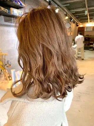 セミロング カラー メンズヘア/レイヤー /ボブ山内春輝のヘアスタイル