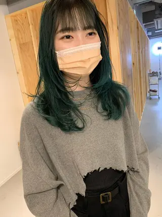 セミロング カラー tension 【テンション】のヘアスタイル