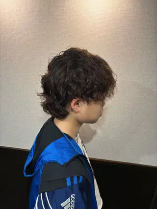 ミディアム LAVIE NEW STANDARD BARBER 五反田店所属・かみがひら なぎさのヘアスタイル
