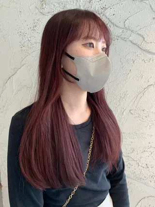 ロング 韓国ヘア特化🇰🇷 心斎橋【ユリカ】のヘアスタイル