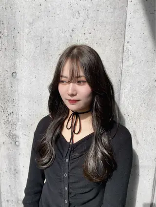 ロング カラー 【髪質改善】 elena by artefice所属・高崎 愛梨のマツエク・マツパデザイン