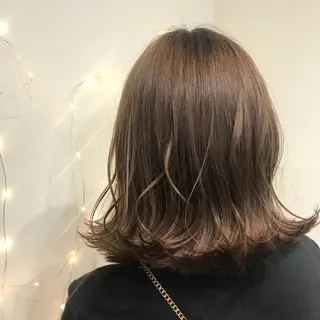 ミディアム カラー 似合わせ提案サラ艶♡ 彩華のヘアスタイル