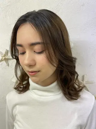 ミディアム 六本木/ヘアセット /hairmakeのヘアスタイル