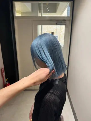 カラー ブリーチカラー×艶髪 /RINのヘアスタイル