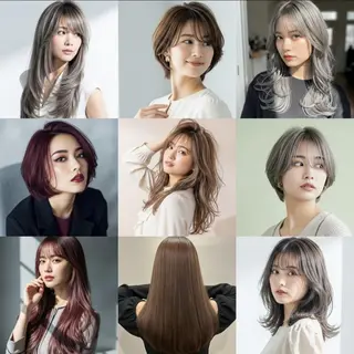 カラー ロング Halo/長居美容室 ショート/ROKIのヘアスタイル