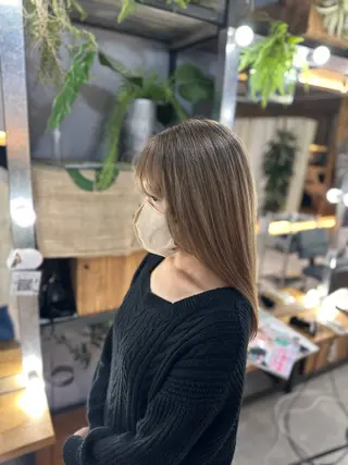 ロング カラー 溜 一太のヘアスタイル