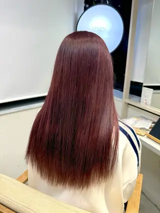 セミロング カラー ai 梅田/暖色カラーのヘアスタイル