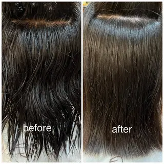 ミディアム kahona/カラー /縮毛矯正/銀座のヘアスタイル