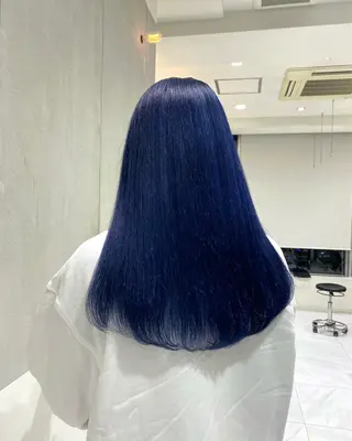 ロング カラー 艶感/ナチュラル 🩵amiのヘアスタイル