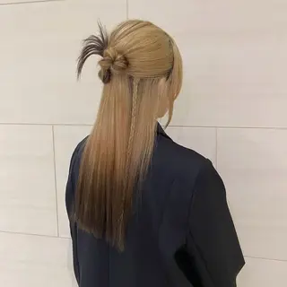 ロング ヘアアレンジ カラー・縮毛 モデル 募集💜SHIN💜のヘアスタイル