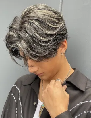 カラー パーマ メンズ 🎀メンズパーマ☆ 艶カラー☆Syuriのヘアスタイル