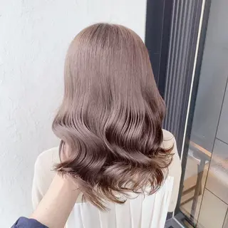 ミディアム カラー ヘアアレンジ 髪質改善/ ツヤ髪カラー/高井のヘアスタイル