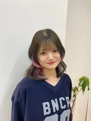 ミディアム mite hikariのヘアスタイル