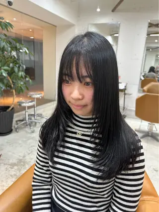 ロング 枝元 駿のヘアスタイル
