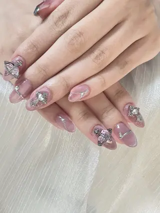 ネイル コネコネイルサロン モデル用のネイルデザイン