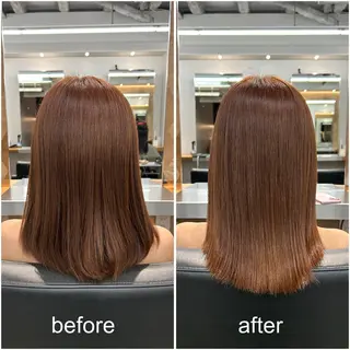 ミディアム パーマ 森珀斗/銀座 /ショートボブのヘアスタイル