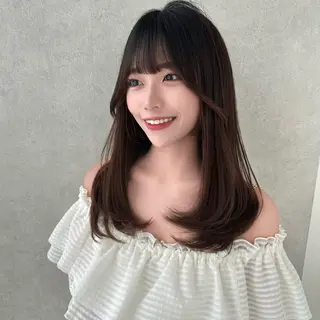 セミロング カラー パーマ ヘアアレンジ FERiCIA. 表参道所属・レイヤーカット 🪄吉野翔悟のヘアスタイル