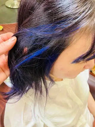 ミディアム カラー 💎韓国カラー Giness坂下巧のヘアスタイル