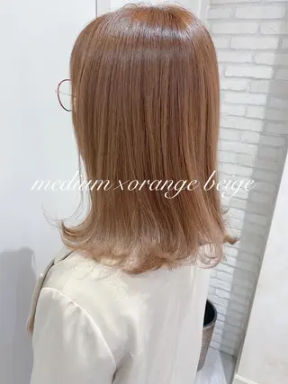 ミディアム カラー 横浜🍒カット エクステ／RIEのヘアスタイル