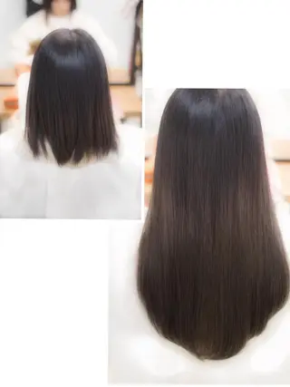 ショート ミディアム セミロング ロング FÜRSTIN所属・西村髪質改善 ブリーチ縮毛矯正のヘアスタイル