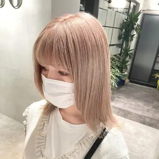 セミロング MiL所属・✨ハイトーン✨ 濱田知孝のヘアスタイル