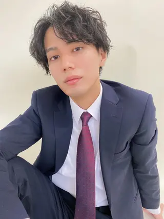 メンズ メンズパーマ特化 荻田知也のヘアスタイル