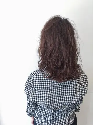 ミディアム 佐藤 旭のヘアスタイル