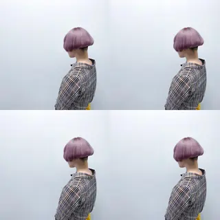 ショート カラー なんば髪質改善カラー Ardoreのヘアスタイル