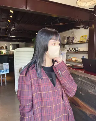 ミディアム 荒川 真悟のヘアスタイル