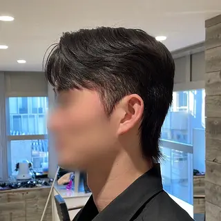 ショート カラー パーマ ヘアアレンジ メンズ キッズ パク・ボミン小野リエ 韓国ハーフ🦊のヘアスタイル