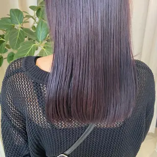 ロング カラー 石川 瑠琉のヘアスタイル