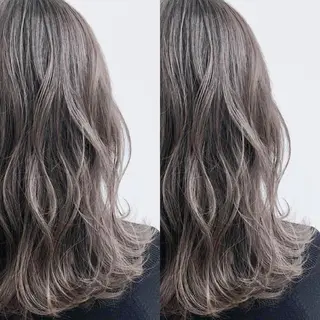 セミロング カラー パーマ ヘアアレンジ tocca所属・毎月通える価格♪ 杉本真基のヘアスタイル