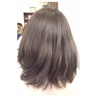 ミディアム カラー パーソナルカラー診断 できます　木曽　主博のヘアスタイル