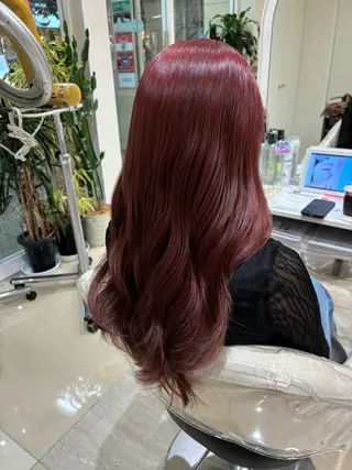 ロング カラー ぷっつりボブ🫧 タケウチアミのヘアスタイル