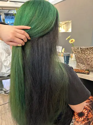 ロング カラー ブリーチ／ヘアセット 🪞🌙minamiのヘアスタイル