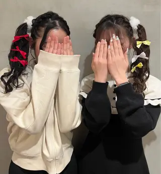 ロング ヘアアレンジ オタク特化🎀 顔まわり🎀ゆうなのヘアスタイル