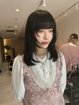 セミロング ✂️似合わせの魔術師 石田一樹✂️のヘアスタイル