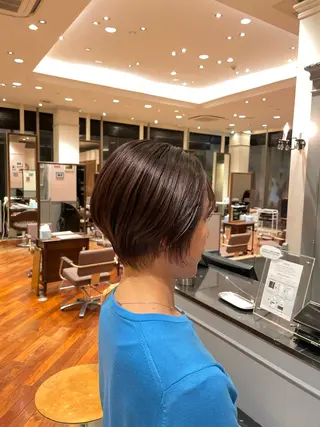 ショート 大阪梅田 稲葉利也斗のヘアスタイル