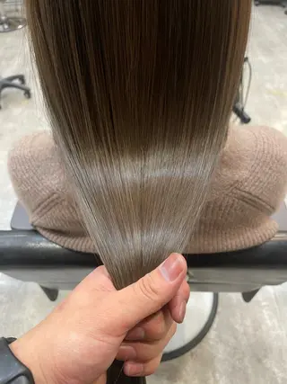 ロング カラー 🔵RIKU🟢 髪質改善/縮毛矯正のヘアスタイル