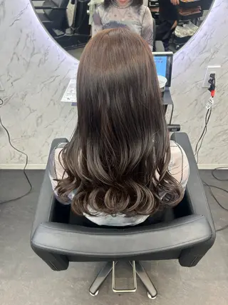 ロング カラー 韓国艶カラー 🇰🇷💎MIUのヘアスタイル