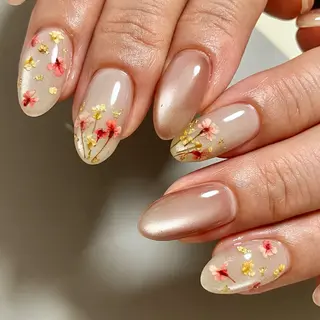 ネイル 京都桂/フィルイン /自爪育成/三品のネイルデザイン