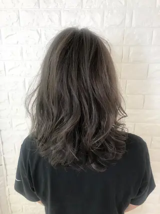 ミディアム 縮毛矯正/髪質改善 主税巧一のヘアスタイル