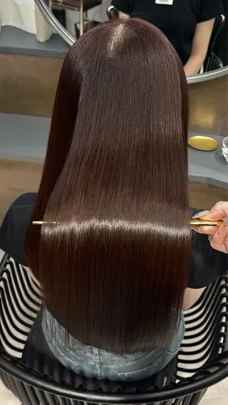 セミロング カラー レイヤー/髪質改善 SAKIのヘアスタイル