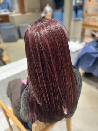 ロング 宇野 佑馬のヘアスタイル