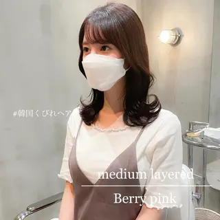 ミディアム LOMA🇰🇷 銀座クボタのヘアスタイル