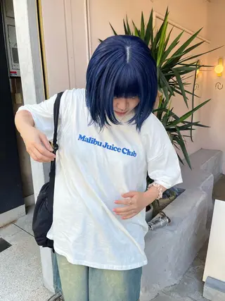 ミディアム iru所属・mi kiのヘアスタイル