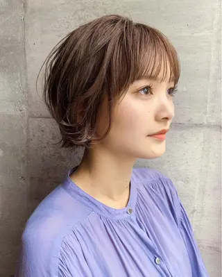 ミディアム カラー 韓国ヘア /男女❄️ 細江 美紅のヘアスタイル