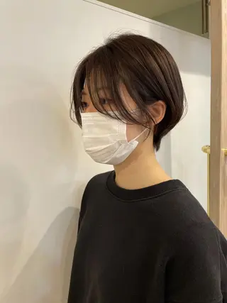 ショート 大迫 江梨のヘアスタイル