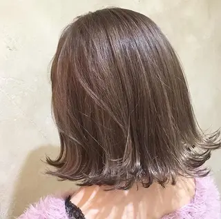 ミディアム カラー 艶ピンク*ヘアセット 🌙shioriのヘアスタイル
